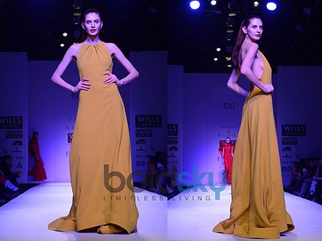 Mustard Yellow Gown