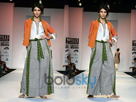 Checkered Palazzo Pants