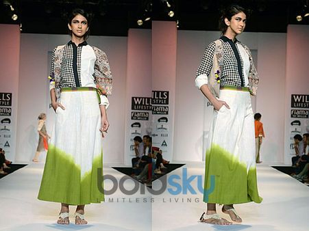 Printed Shirt and Skirt