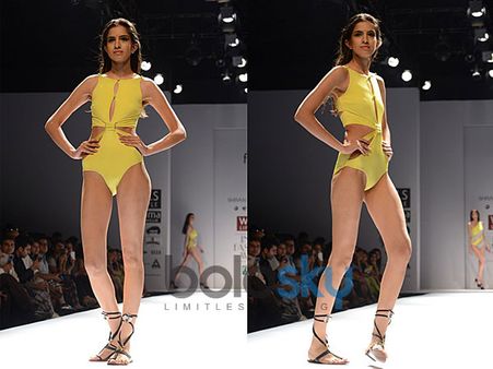 Slashed Canary Bikini