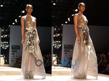 Metallic Silver Gown Metallic Silver Gown