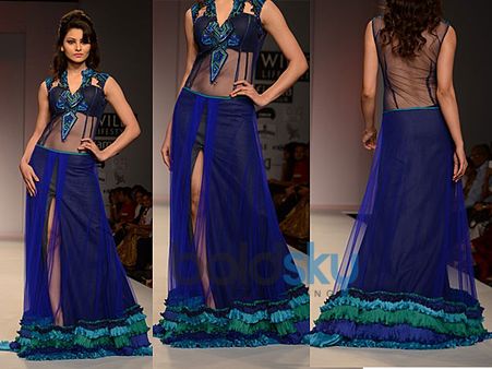 Blue and Black Gown Blue and Black Gown