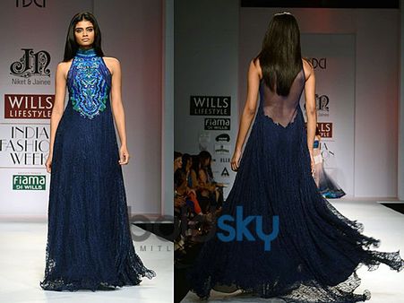 Blue Lace Gown Blue Lace Gown