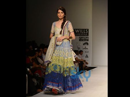 Multi-coloured Lehenga