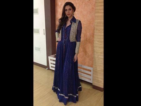Blue Anarkali