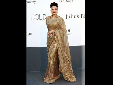 Golden Saree
