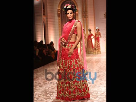 Red Lace Lehenga Red Lace Lehenga