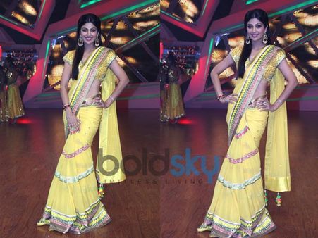 Yellow Lehenga Saree Yellow Lehenga Saree