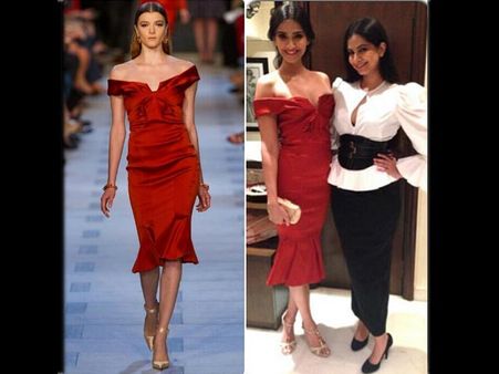 Red Off Shoulder Dress