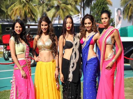 Kingfisher Calender 2014 Models Look