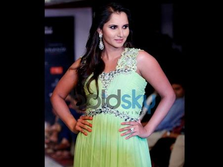 Sania Mirza At Hyderabad Fashion Week