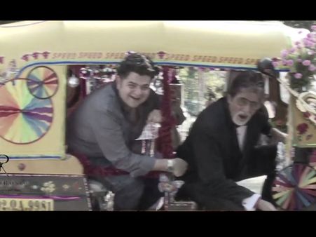 Amitabh Bachchan In An Autorickshaw