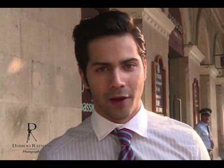 Varun Dhawan At The 2014 Calendar Photoshoot