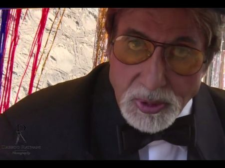Amitabh Bachchan At The 2014 Calendar Photoshoot
