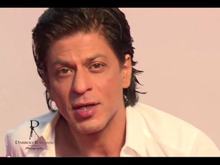Shahrukh Khan At The Shoot