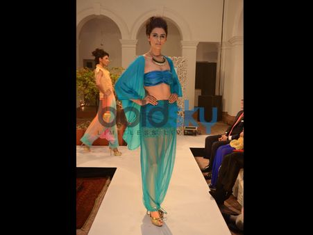 Model Showcasing The Collection