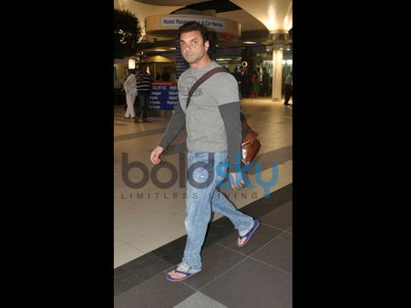 Sohail Khan At The Airport