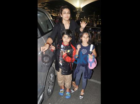 Raveena Tandon With Kids