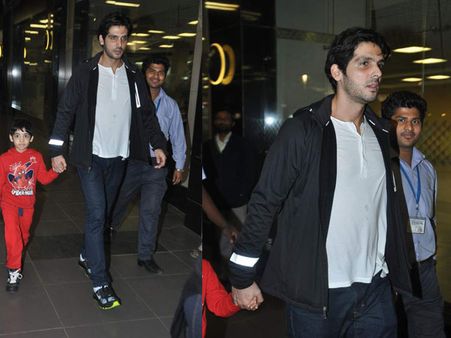 Zyed Khan At The Airport Zyed Khan At The Airport