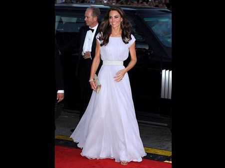 White Roland Mouret Gown