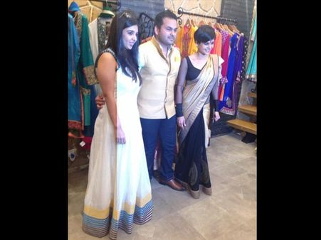 Mandira Posing At The Launch