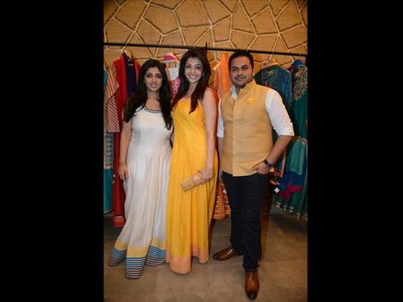 Kajal Posing At The Launch