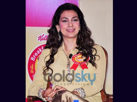 Juhi Looked Elegant At The Kellogg's Event