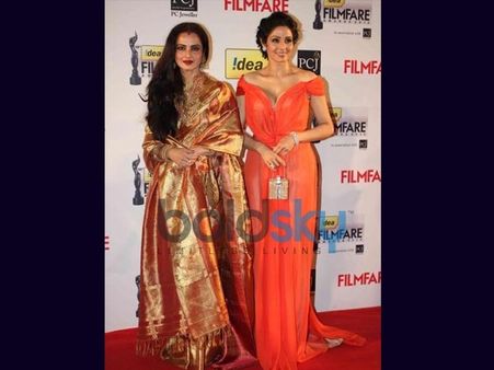 Sridevi and Rekha In 2013