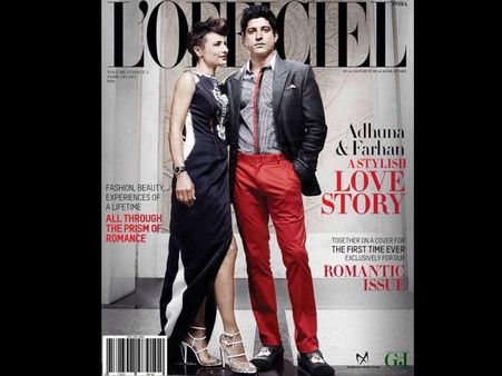 L'officiel: Farhan Akhtar & Adhuna Akhtar L'officiel: Farhan Akhtar & Adhuna Akhtar