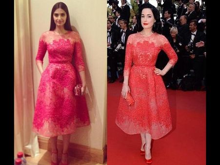 Sonam Kapoor and Dita Von Teese