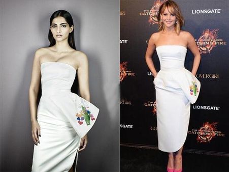 Sonam Kapoor and Jennifer Lawrence