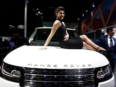 Priyanka Chopra Poses On The Car