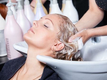 Wash The First Layer Of Hair