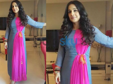 Vidya Balan: Dual Coloured Maxi