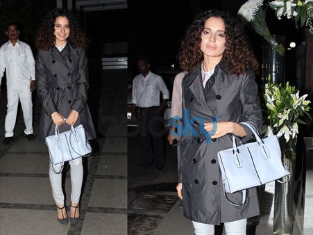 Kangana In Faded Blue Jeans