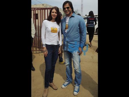 Kalki & Vivek In Gurgaon