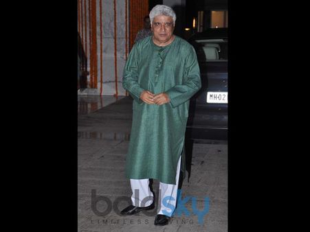 Javed Akhtar At Kangana's Party Javed Akhtar At Kangana's Party
