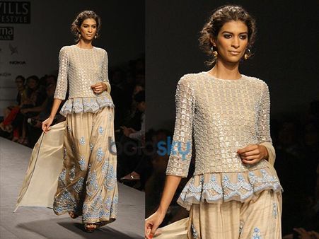 Peplum Top n Palazzo Pants