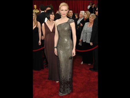 Metallic Dress Oscars 2009
