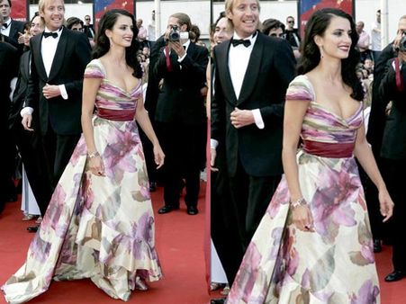 Penelope Cruz In Floral Valentino 