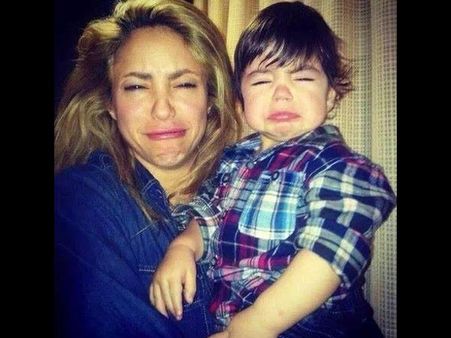 Shakira With Her Little Boy