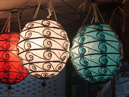 Hanging lanterns