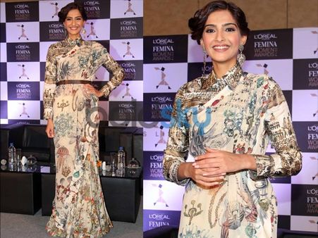 Sonam Kapoor In Anamika Khanna Saree