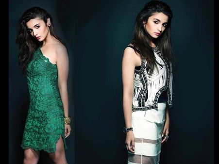 Alia Bhatt In Two Colours