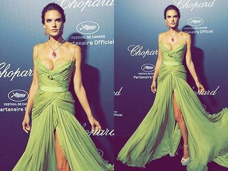 Alessandra Ambrosio In Elie Saab Alessandra Ambrosio In Elie Saab