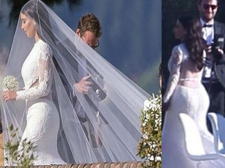 Kim Kardashian Wedding Dress