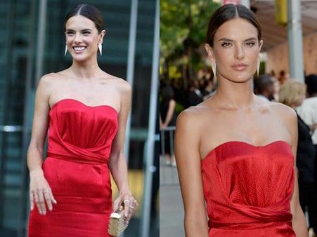 Alessandra Ambrosio In Red