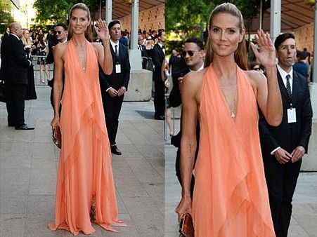 Heidi Klum In Donna Karen