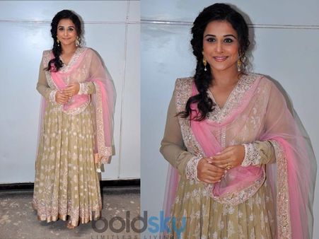 Vidya Balan In Manish Malhotra