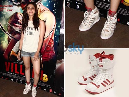 Alia In Adidas Boots